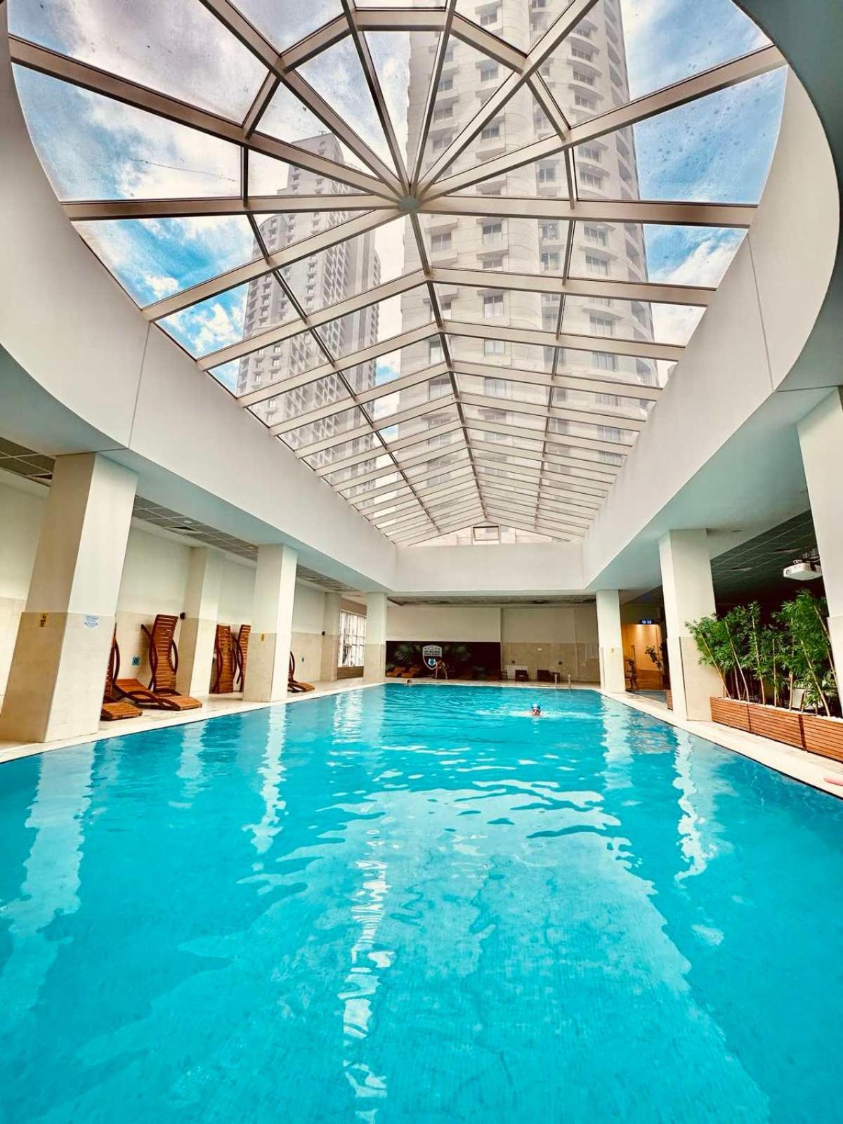 Апартаменты Skopje Sky Oasis Экстерьер фото